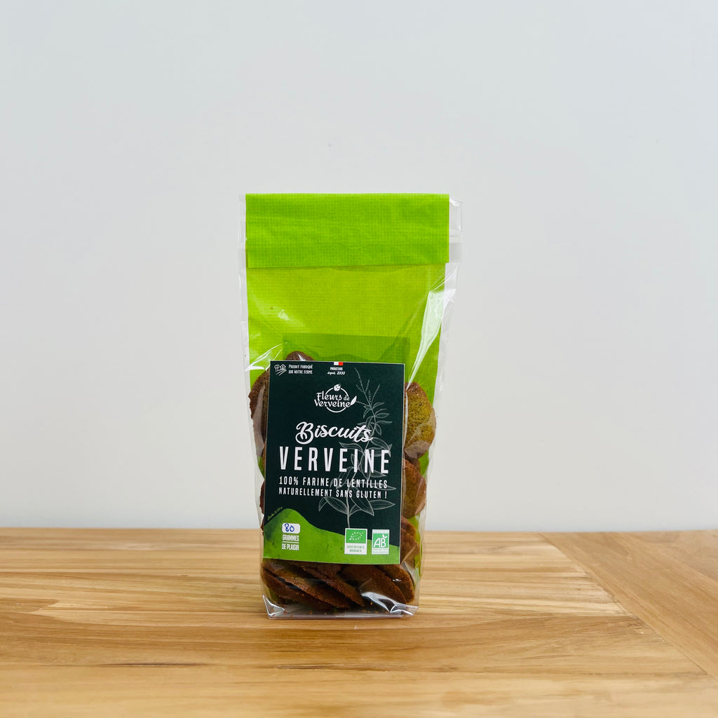 Biscuit lentille verveine bio