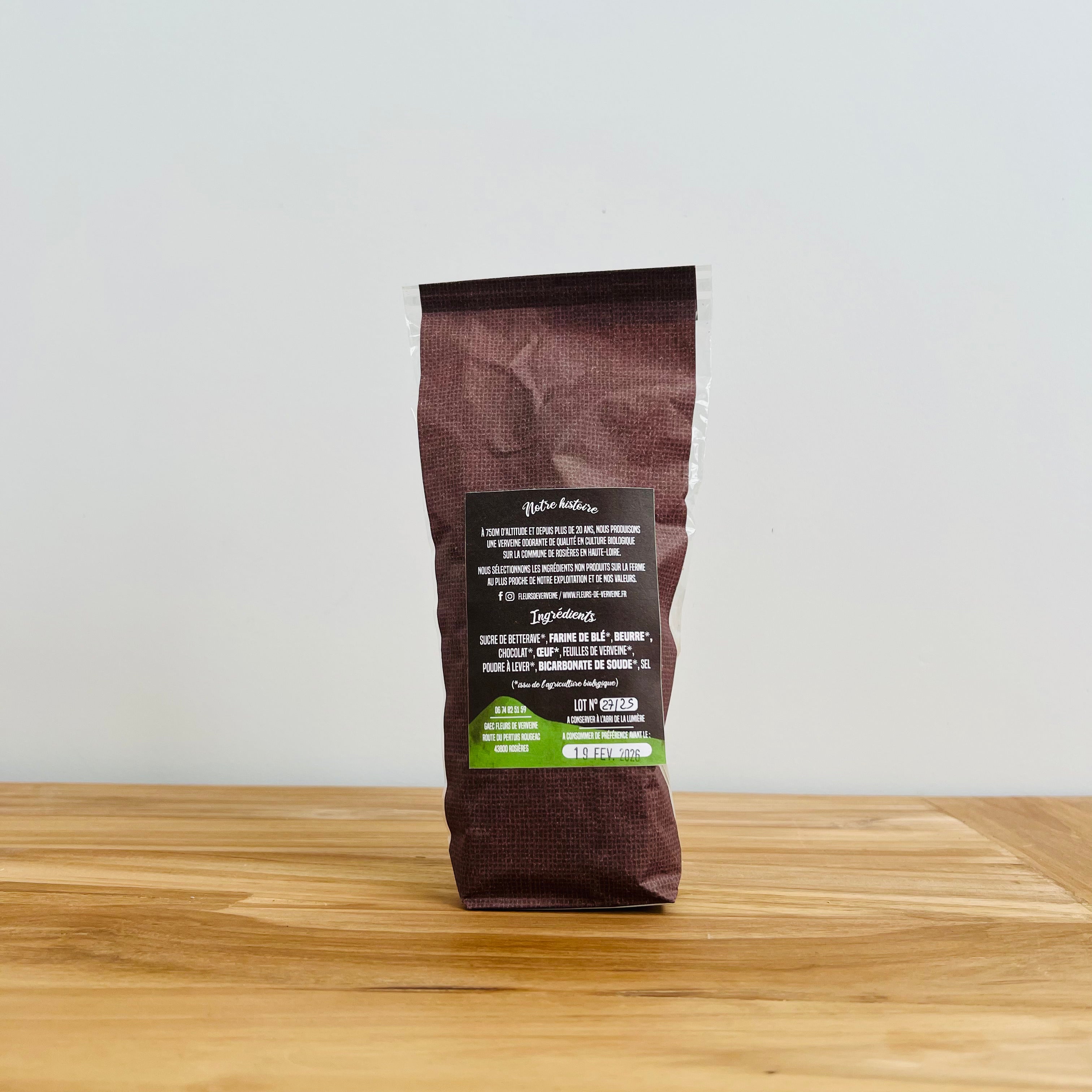 Cookies Verveine bio